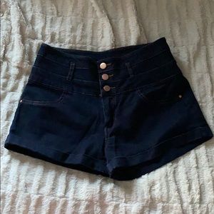 Charlotte Russe Refuge High Waisted shorts